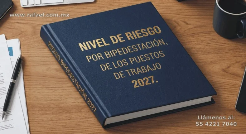 Libro del nivel de riesgo por actividades que impliquen bipedestación