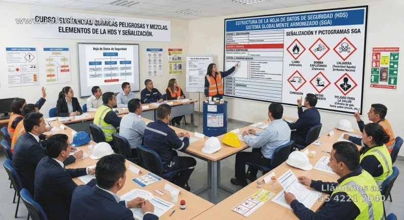 Capacitación al personal en relación con las hojas de seguridad y su interpretación