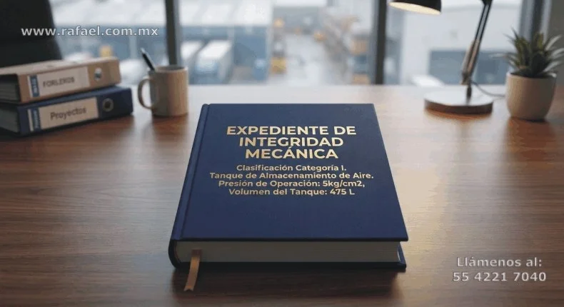 Regularización de recipientes a presión, planos, manuales, estudios, capacitación y pruebas de seguridad