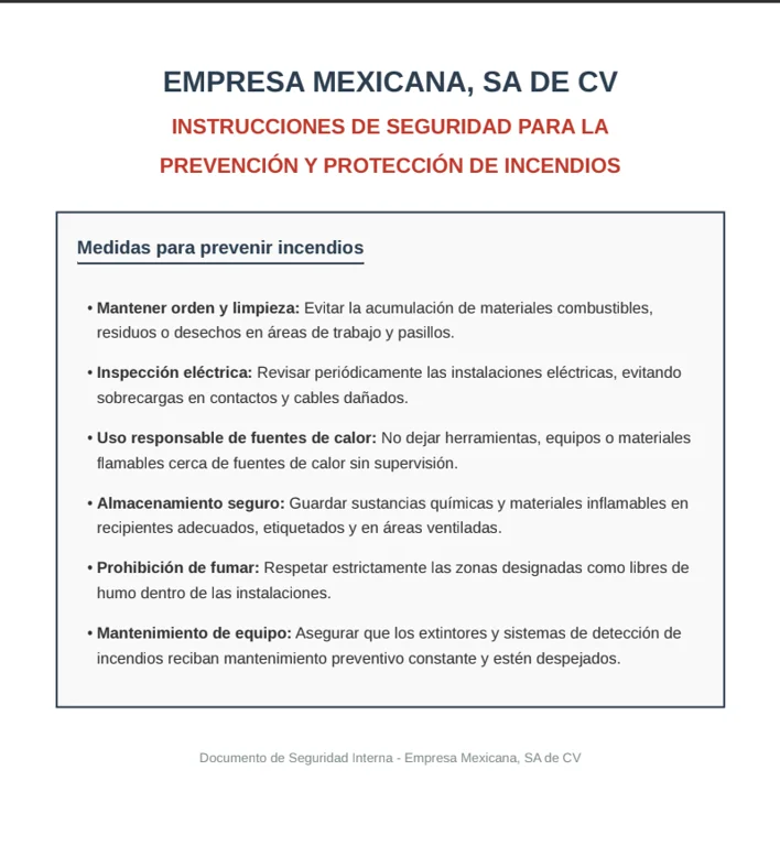 Personal revisando la cartelera con las instrucciones de seguridad para la prevención de incendios