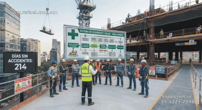 Ejemplo de exposición de la Capacitación para el personal de una obra para implementar el sistema de seguridad. Y alcanzar un 
         gran record de días con CERO ACCIDENTES.