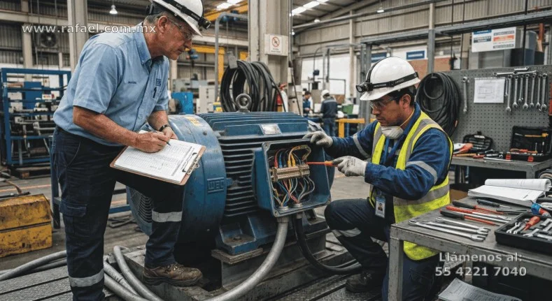 Ejemplo de Supervisión de un contratista eléctrico, por parte de un ingeniero electricista de la empresa.